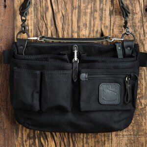 Explorer Lens Quiver Photography Bag {Black Canvas + Leather Messenger Bag} NWOT